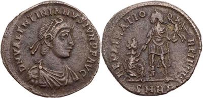 AE2/Maiorina de Valentiniano II. REPARATIO REIPVB 7769307.m