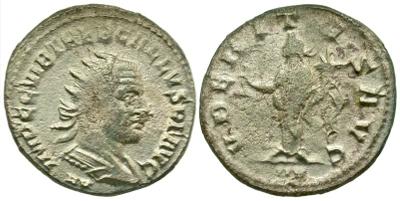 Antoniniano de Treboniano Galo. VBERITAS AVG. Antioquía 3618696.m