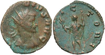 Antoniniano de Claudio II. IOVI VICTORI. Júpiter a izq. Roma 4298231.m