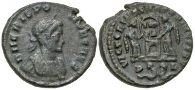 AE3 de Crispo. VICTORIAE LAETAE PRINC PERP. Lyon 8364319.m