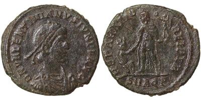 AE2/ Maiorina de Valentiniano II. REPARATIO REIPVB. Aquilea? 5792398.m