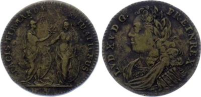 France Jeton / Token Pacis Firmandae Louis XV 3574501.m
