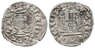 Dinero coronado o cornado de Alfonso XI. Toledo 5330103.m