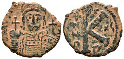 20 Nummi de Justiniano I. Tesalónica año 26  7161856.m