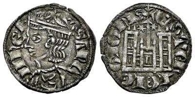 Dinero coronado o cornado de Sancho IV. 8302811.m