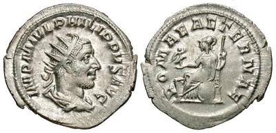 Antoniniano de Filipo I. ROMAE AETERNAE. Roma 4406303.m