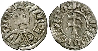 Dinero de Pedro IV de Aragón 1336-1387 Aragón  1926266.m