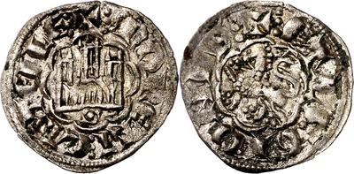 Dinero de Alfonso X de la 2ª guerra de Granada. falso de época 8930489.m