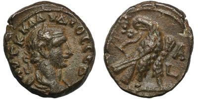 Tetradracma de Claudio II. L A. Águila. Alexandría 9976973.m