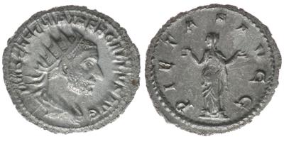 Antoniniano de Treboniano Galo. PIETAS AVGG. Roma 6117701.m