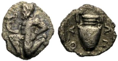 Trihemiobolo de Thasos-Tracia. (412-404 a.C.) 632230.m