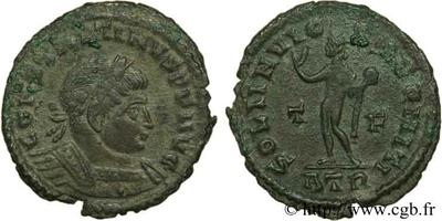 Nummus de Constantino II. CLARITAS REIPVBLICAE. Trier 49411.m