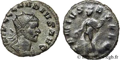 Antoniniano de Claudio II. GENIVS EXERCI. Roma 50107.m