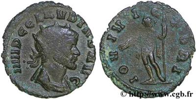 Antoniniano de Claudio II.  IOVI VICTORI.  Júpiter 51433.m