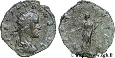 Antoniniano de Claudio II. FORTVNA REDVX. Siscia 51546.m