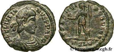 AE4 de Constancio II o Juliano II. SPES REI PVBLICE 51759.m