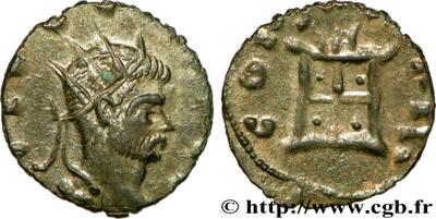 Antoniniano póstumo de Claudio II. CONSECRATIO. Águila 65528.m