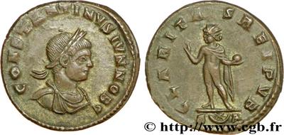Nummus de Constantino II. CLARITAS REPVBLICAE. Sol estante a izq. Arlés. 532143.m