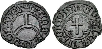 Penique negro de Jacobo III. Escocia 3252866.m