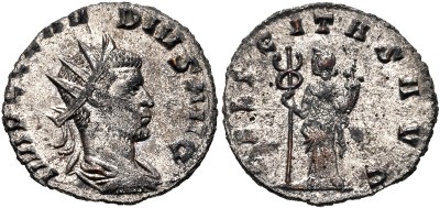 Antoniniano de Claudio II. FELICITAS AVG. Felicidad a izq. Roma 3309303.m