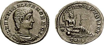 AE4 Hannibalianus, Rev: Éufrates 207100.m