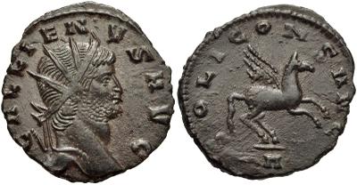 Antoniniano de Galieno. SOLI CONS AVG. Pegaso a dcha. Roma 729365.m