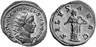 Antoniniano de Volusiano / SALVS AVG. Roma 73629.m