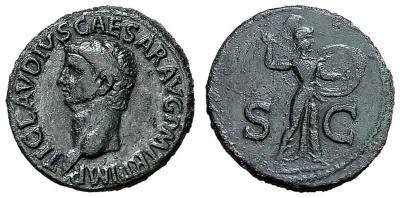 As de Claudio I. Minerva.  1195957.m
