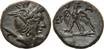 AE18 de Perseo de Macedonia. 179-168 a C. 1840403.m