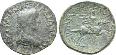 AE28 de Gordiano III. Ciane. Licia 4799021.m