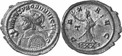  Aureliano de Probo. PAX AVG. Ticino 214163.m