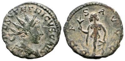 Antoniniano  de Tétrico II, cuño bárbaro. SPES AVGG. Spes estante a izq. 5119497.m