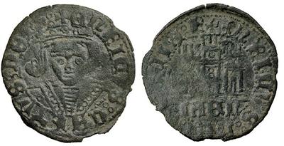 Cuarto de real de vellón de Enrique IV. Jaén ¿Falso de época? 1513326.m