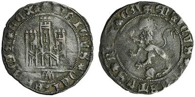 Moneda híbrida de Enrique IV. Blanca/maravedí. Segovia 4027656.m