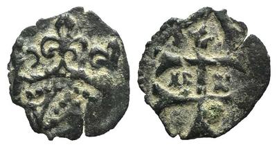 1/4 de denar de vellón de Segismundo de Luxemburgo. Hungría 3221356.m