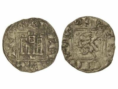 Dinero noven de Alfonso XI. 1047010.m