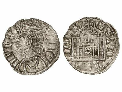 Dinero coronado o cornado de Sancho IV. 1258025.m