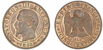 5 céntimos de franco de Napoleón III  797429.m