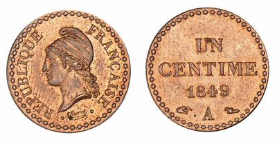5 céntimos Colonias Francesas (Guayana y Senegal). Carlos X. 1825. 706919.m