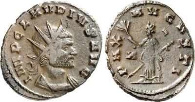 Antoniniano de Claudio II. PAX AVGVSTI. Paz a izq. Roma 5335112.m