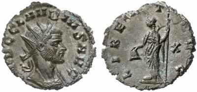 Antoniniano de Claudio II el Gótico. LIBERT AVG. Roma 227666.m