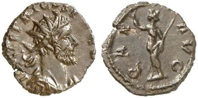 Antoniniano de cuño bárbaro de Tétrico I. PAX AVG 3259144.m