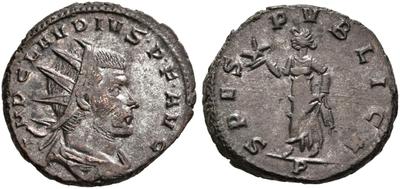 Antoniniano de Claudio II. SPES PVBLICA. Milán 6304706.m