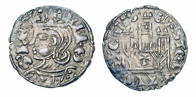 Dinero coronado o cornado de Alfonso XI. Toledo 1128468.m