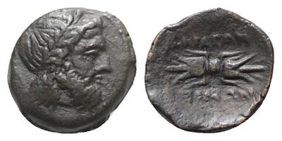 Bronce de Akragas, Sicilia (300-287 a.C.) 6284833.m