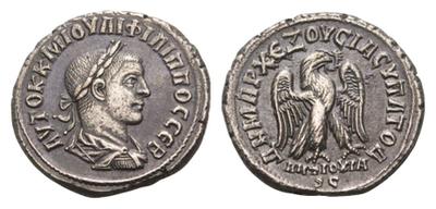 Tetradracma de Filipo II. Águila a dcha. Antioquía 1818736.m