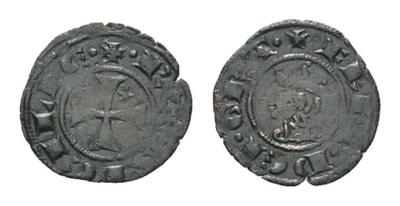 Denaro de Federico III de Aragón. Messina 2068468.m
