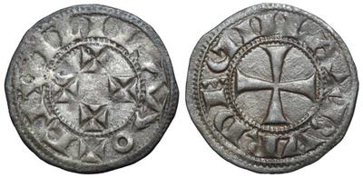 Dinero de Guillermo IX o X. Ducado de Aquitania. Burdeos 3020851.m