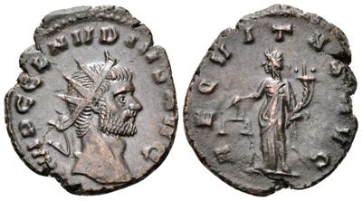 Antoniniano de Claudio II. AEQVITAS AVG. Roma 3133615.m