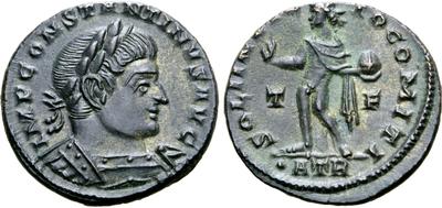 Nummus de Constantino II. CLARITAS REIPVBLICAE. Trier 6539587.m